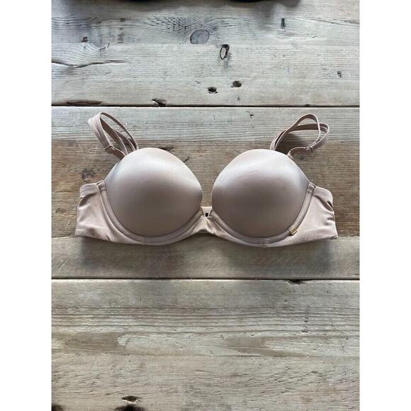 Victoria's Secret Praline Beige 32C Very Sexy Push-Up Strapless Bra VS - Picture 1 of 2